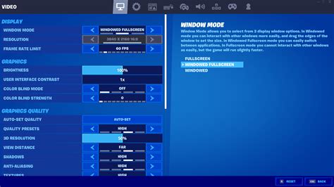 In-game chat settings