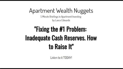 Inadequate Cash Reserves