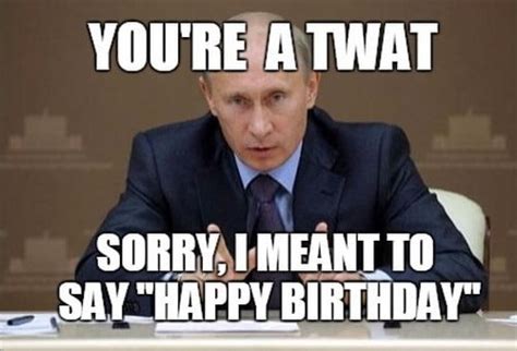 Inappropriate Mean Birthday Meme