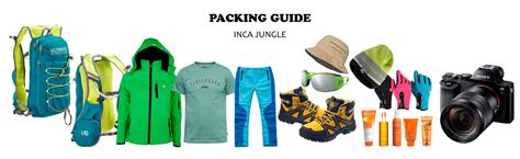 Inca Jungle Trek Packing List