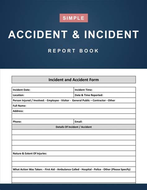 Incident Report Book Template: Streamline Your Reporting Process