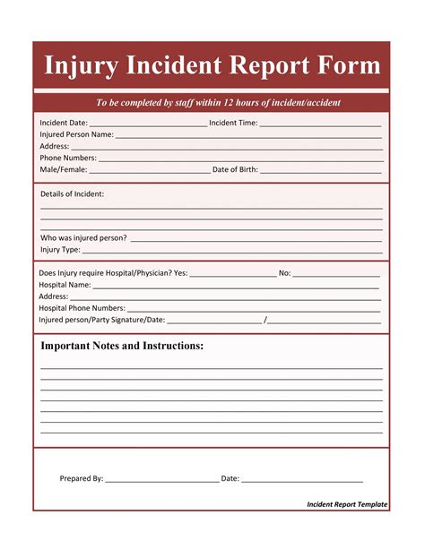Incident Report Template | Business Mentor