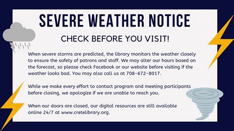 Inclement Weather Email Template