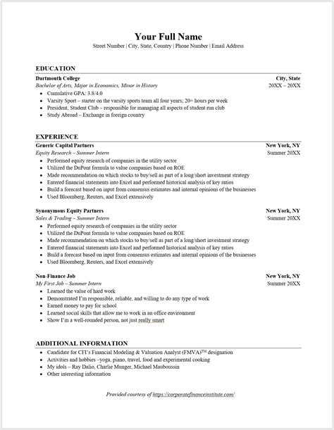 Including Minor On Resume: Tips And Examples
