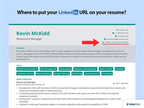 Incorporating Your Linkedin Url In Your Resume