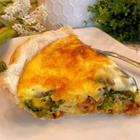 Incorporating the Asparagus into the Quiche