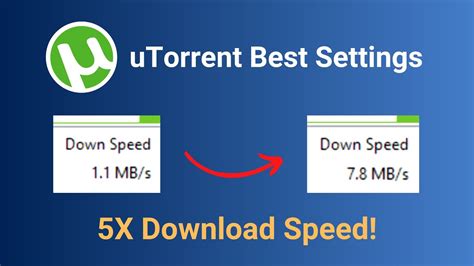 Increase uTorrent speed from Advanced tab configuration