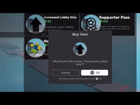 Increased Lobby - Roblox