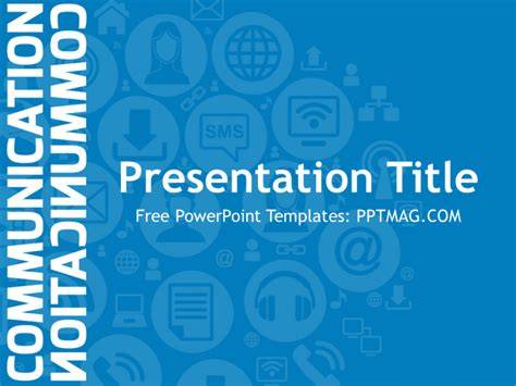 Incredible Communication PowerPoint Template Design