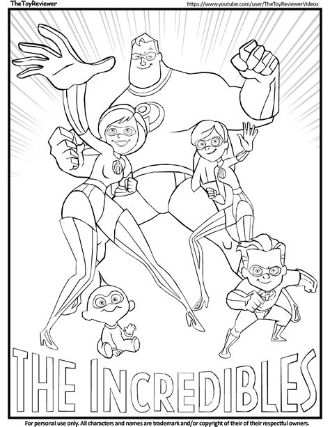 Printable Coloring Pages Incredibles 2 coloringpages2019