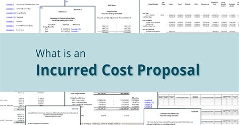 Incurred Cost Submission Template