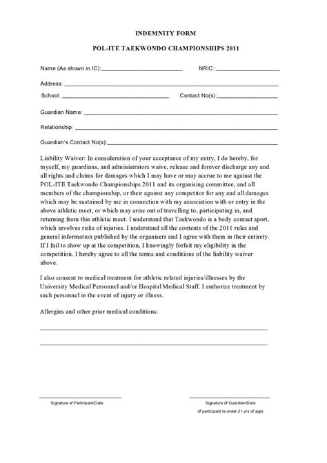 FREE 5+ Indemnity Agreement Contract Forms in PDF MS Word