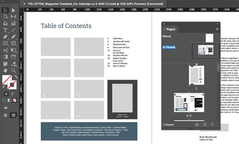 Revamp Your Layouts with InDesign's Versatile Parent Page Editable Text Box