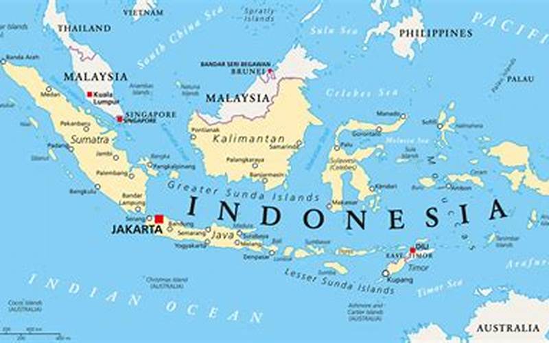 India And Indonesia Map