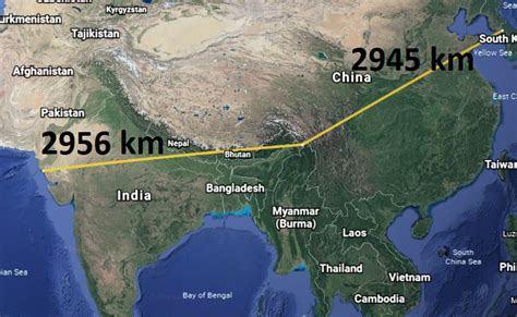 India To South Korea Distance By Road