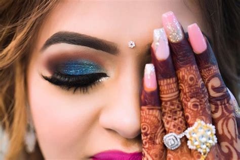 Indian Bride Nails Wedding Elegance