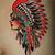 Indian Head Tattoo