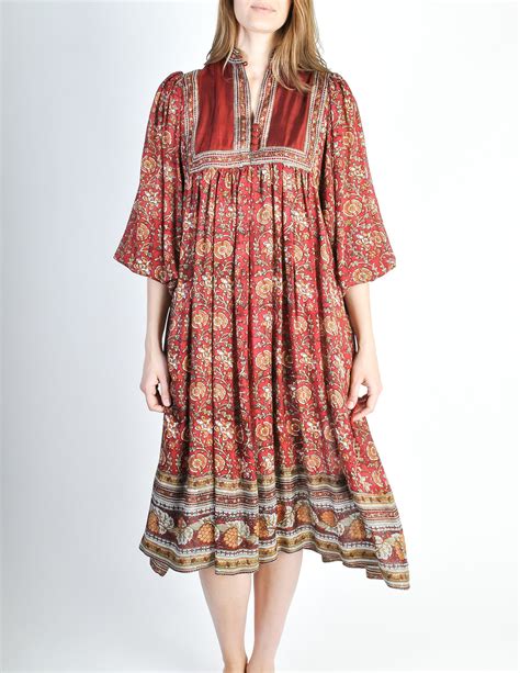 Indian Print Dress