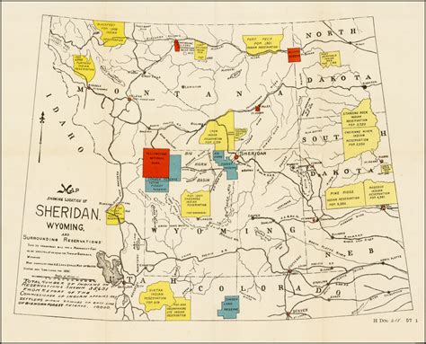 Indian Reservations In Wyoming Map