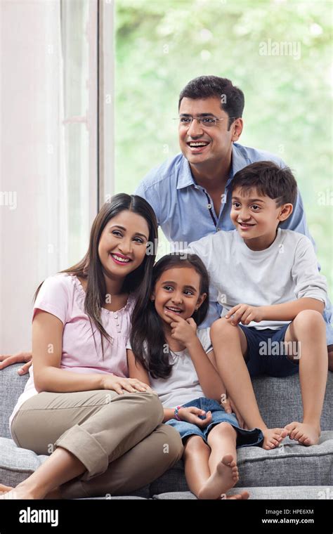 Indian Family Smiling
