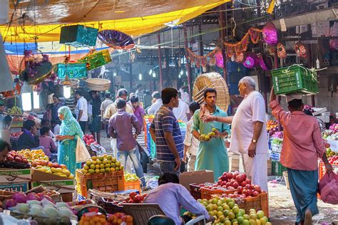 Indian Market Scene