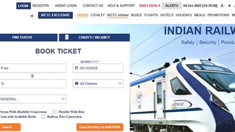 Indian Train Booking