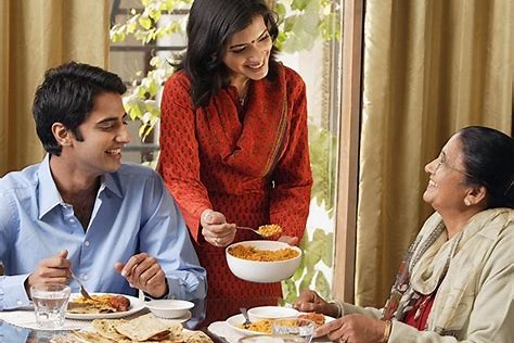 Indian dining etiquette