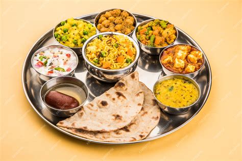 Indian thali lunch