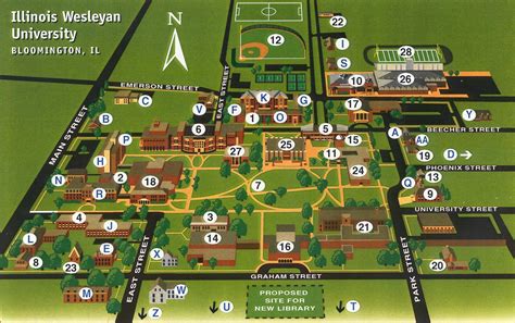 Indiana Wesleyan University Campus Map Table Rock Lake Map