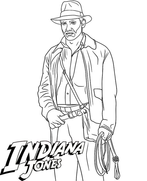Indiana Jones Coloring Pages