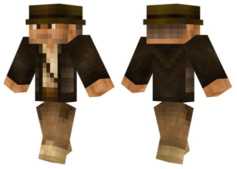 Unleash Your Adventurous Side with the Legendary Indiana Jones Minecraft Skin: Get Yours Now!