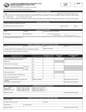 Indiana State Form