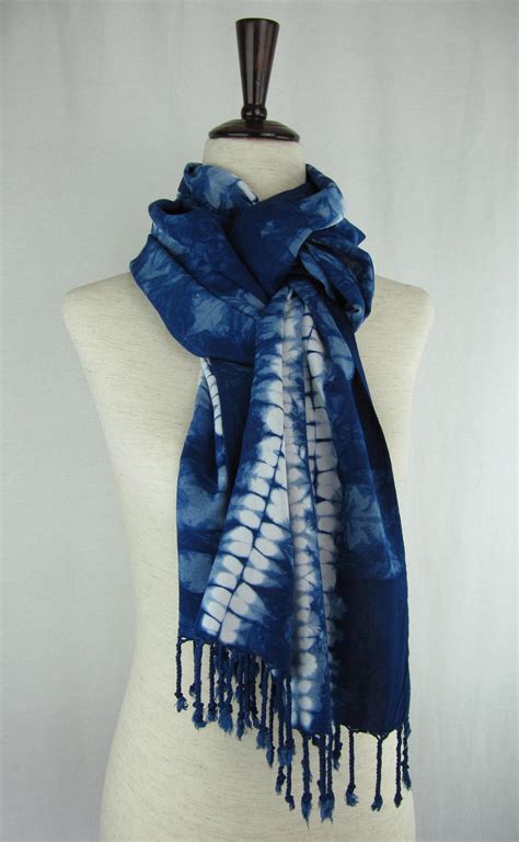 Indigo Dyed Scarf