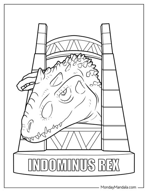 Indominus Rex Coloring Pages