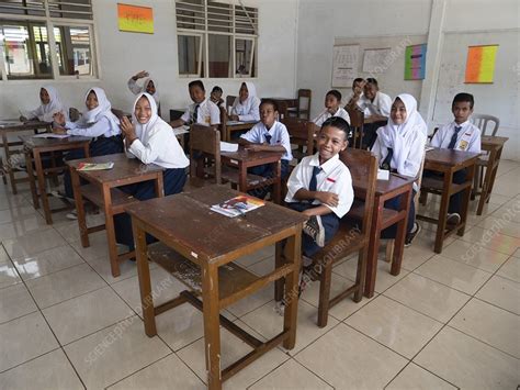 Indonesian students in class 11