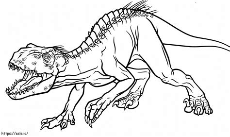 Indoraptor Coloring Page