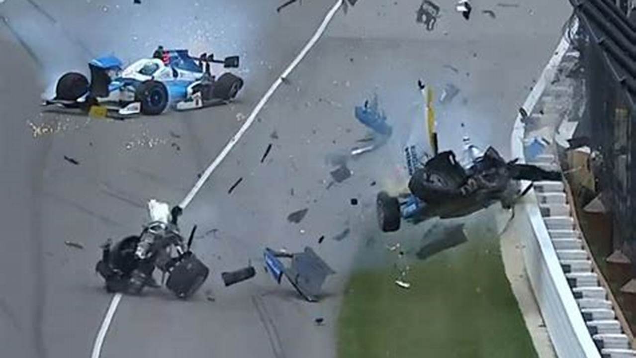 Indy 500 2024 Crash