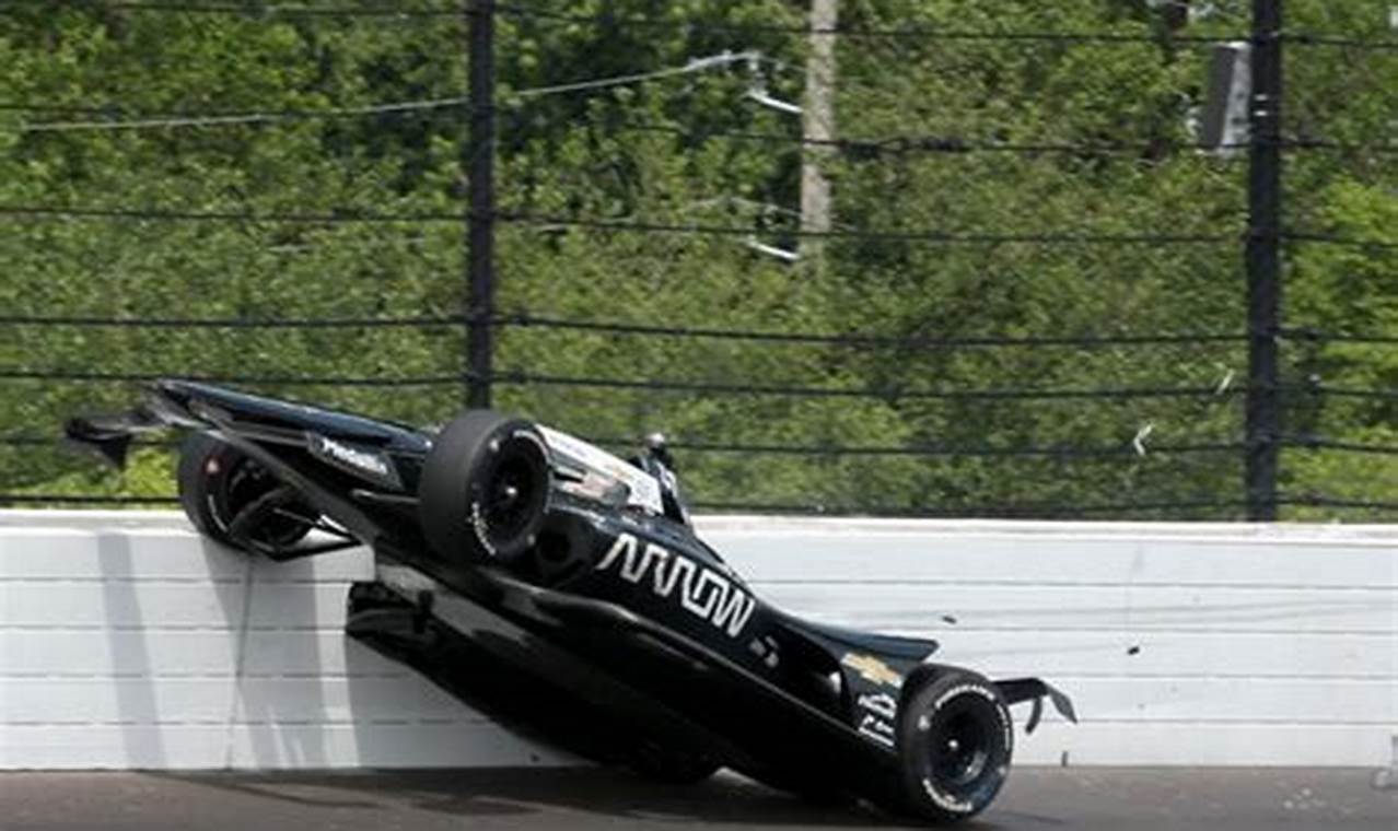 Indy 500 2024 Crash