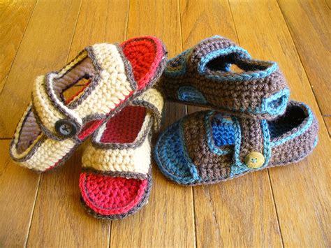 Infant Crochet Sandals