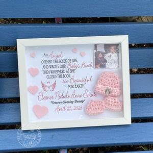 Infant Loss Baby Memorial Shadow Box