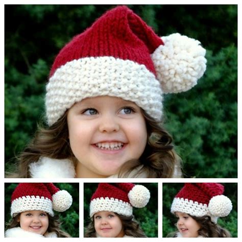 Infant Santa Hat Crochet Pattern