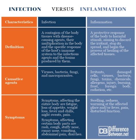 Infection vs Inflammation: Key Differences