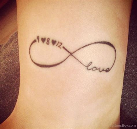 Love infinity heart TATTOO! Heart tattoos with names