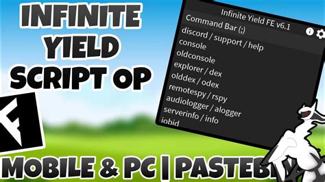 Infinite Yield Script! FLY NOCLIP FLING TP AND MORE! PASTEBIN 