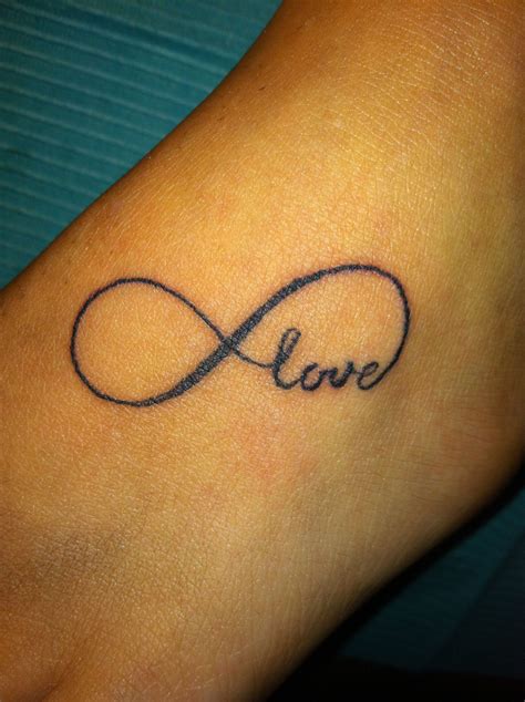 Infinity love tattoo Love tattoos, Infinity love tattoo