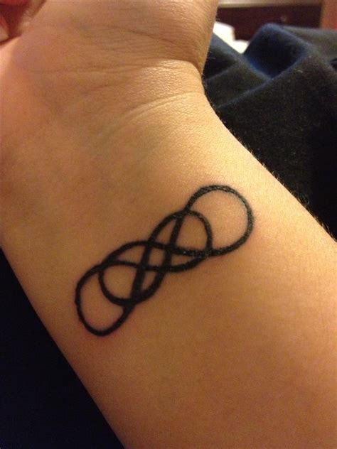 My Double Infinity tattoo love it! Infinity tattoos