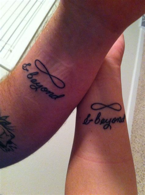 to infinity... and beyond... tattoo couplestattoos