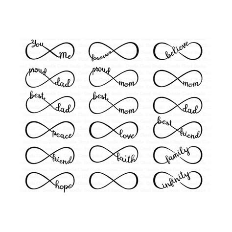 Download Infinity Bundle Silhouette For Crafts