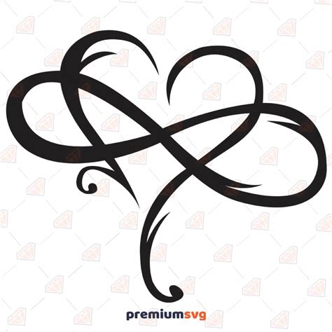 Immerse in Love with Infinity Heart SVG - Download for Free Now!