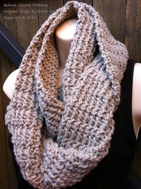 Infinity Scarf Pattern Crochet Simple
